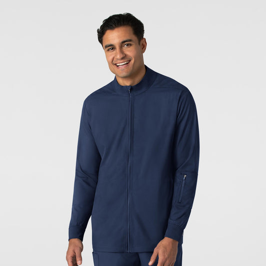 Men's Nashua Comm College Nursing Embroidered Scrub Jacket
