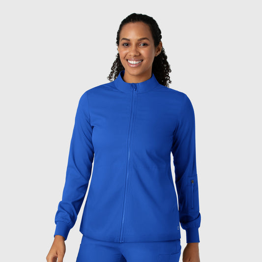Women's Laboure College Embroidered Scrub Jacket