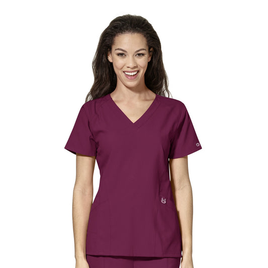 Women's Embroidered MCPHS Nursing Scrub Top