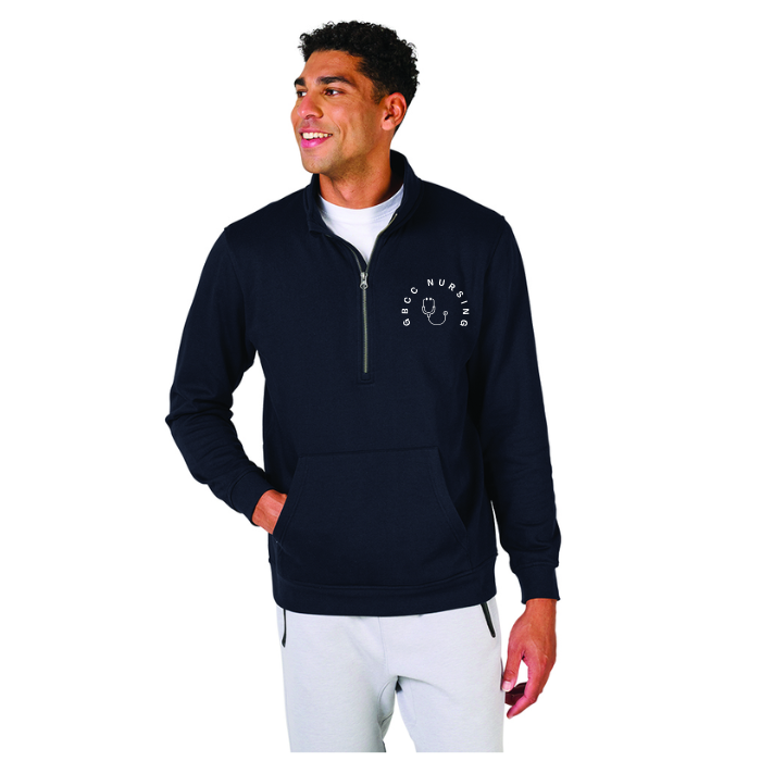 Men's Willow 1/2 Zip Sweatshirt w/ choice of GBCC Logo