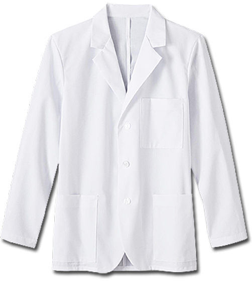 Short Lab Coat Men's - MCPHS PA Embroidery