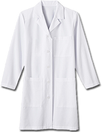 Women's Dominican Embroidered Lab Coat