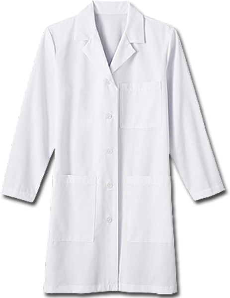 Men's 38" Long Lab Coat - Nashua HS Biotech Embroidery