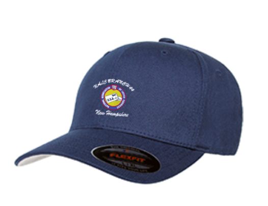 Flexfit Adult Navy Cotton Twill Cap with Logo