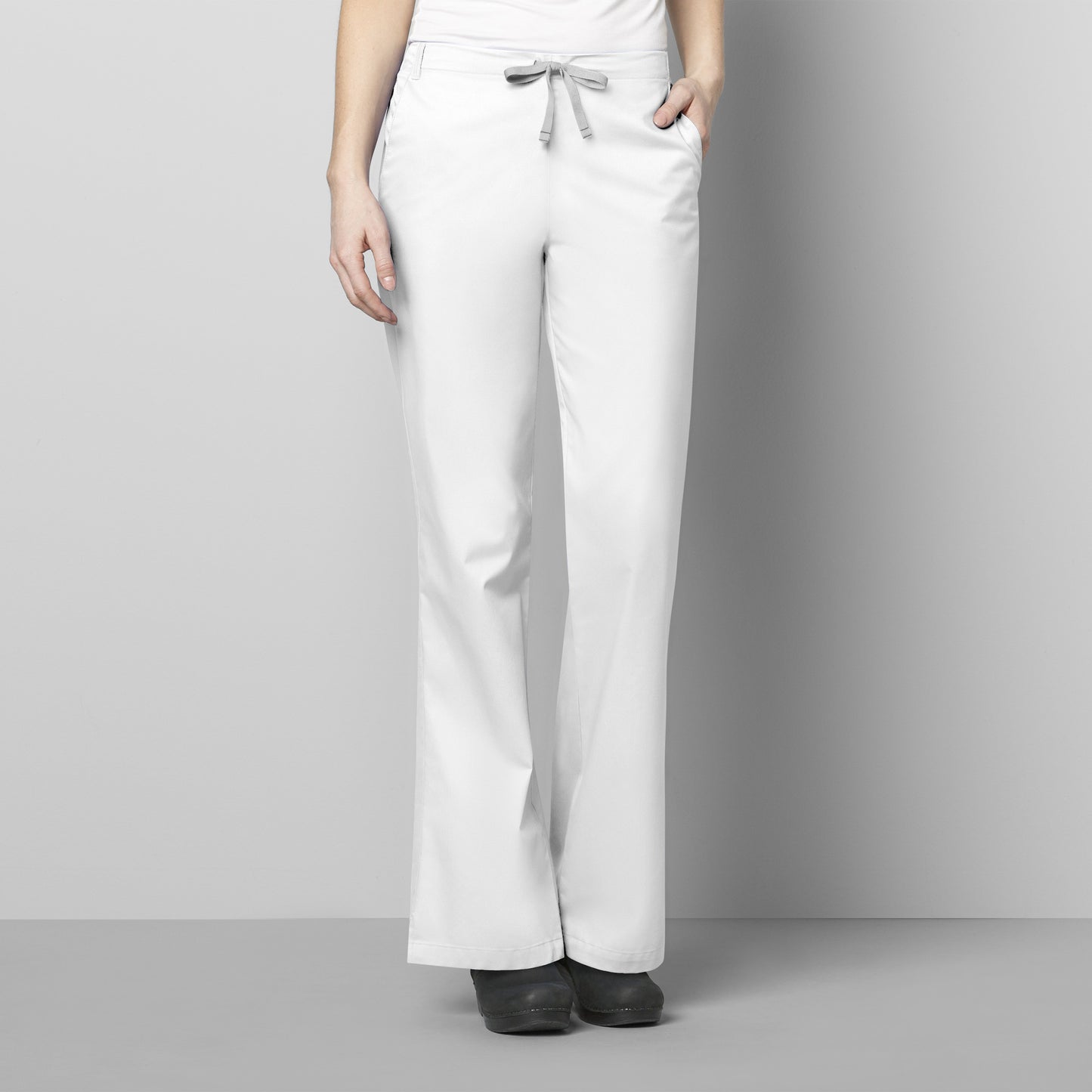 Women's White Flare Pants