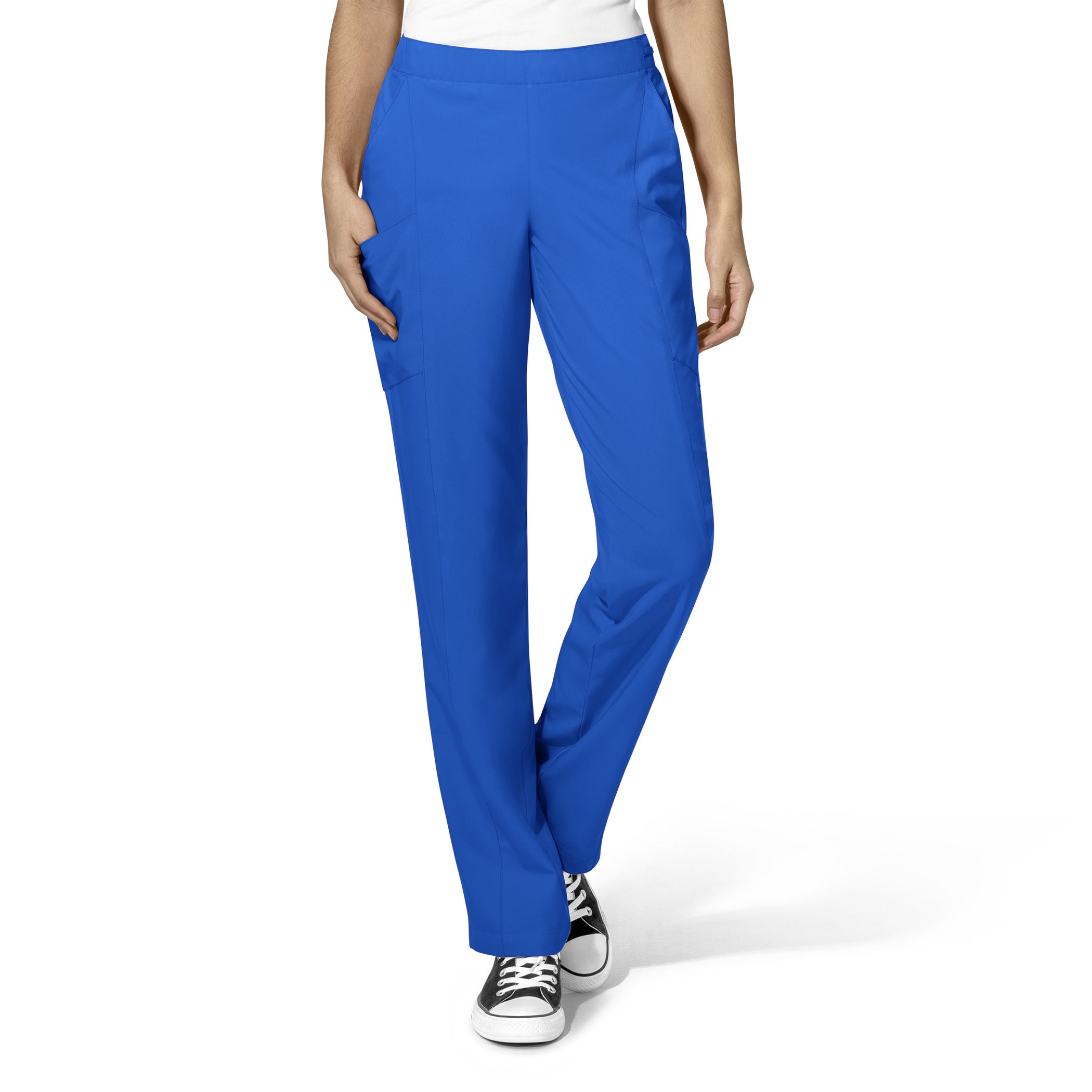 Women's Flat Front Double Cargo Pant In Royal – McGill's Uniforms