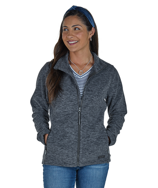 Women's Fleece Jacket with Tufts SOM Embroidery