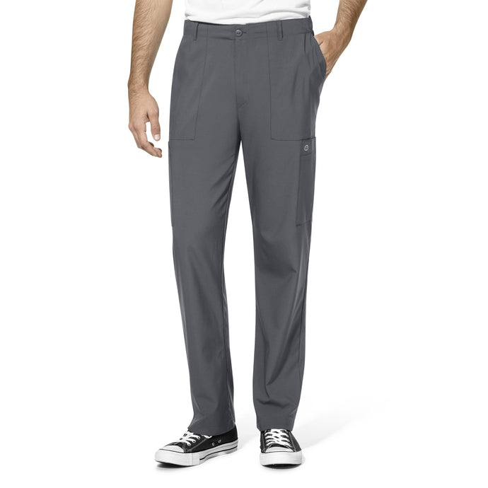 Men's Flat Front Cargo Pant in Pewter