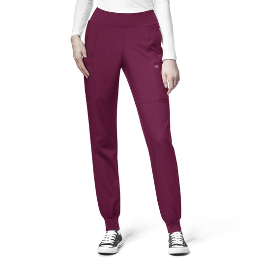 W123 Women's Jogger Pant in Wine