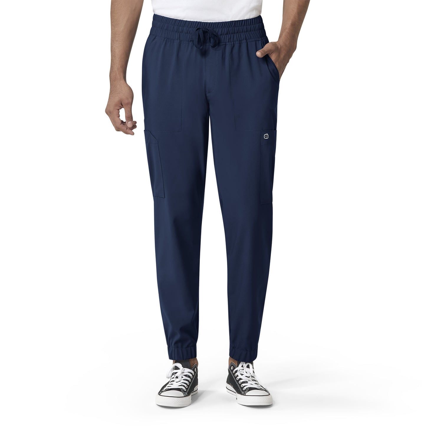 Men's W123 Cargo Jogger Pant in Navy-Salem High
