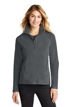 Load image into Gallery viewer, Eddie Bauer® Ladies Full-Zip Microfleece Jacket W/ CRITICAL CARE LOGO

