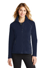 Load image into Gallery viewer, Eddie Bauer® Ladies Full-Zip Microfleece Jacket W/ CRITICAL CARE LOGO

