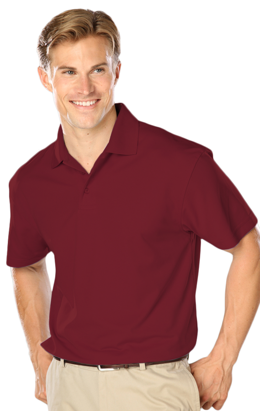 Mens Snag Resistant Wicking Polo w/ Emblem Set sewn