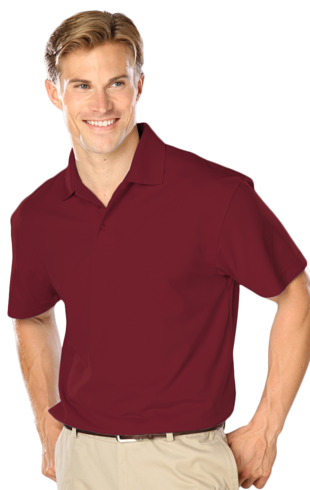 Mens Snag Resistant Wicking Polo w/ Emblem Set sewn