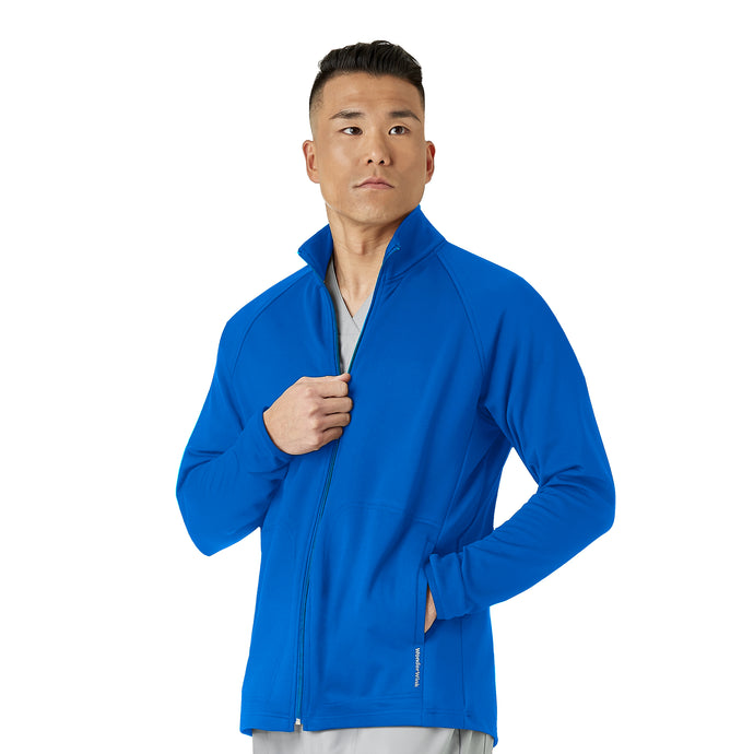 Men’s Rivier Embroidered Fleece Full Zip Jacket