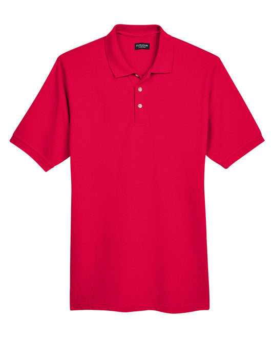 Classic Pique Polo- Red w/ Pinkerton EMT or HST logo