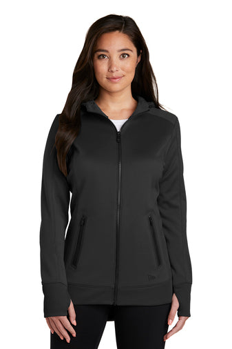 New Era ® Ladies Venue Fleece Full-Zip Hoodie - Lindner Logo