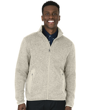 Load image into Gallery viewer, MEN&#39;S HEATHERED FLEECE JACKET W/ MEDICAL 4 LOGO
