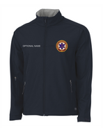 Navy Soft-Shelled Jacket w/ NHTI Paramedic logos