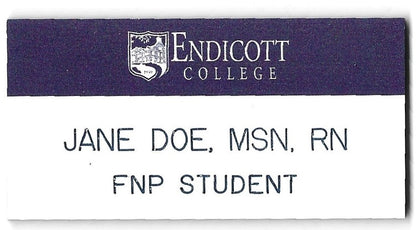 Name Pin Endicott College