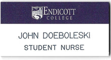 Load image into Gallery viewer, Name Pin Endicott College
