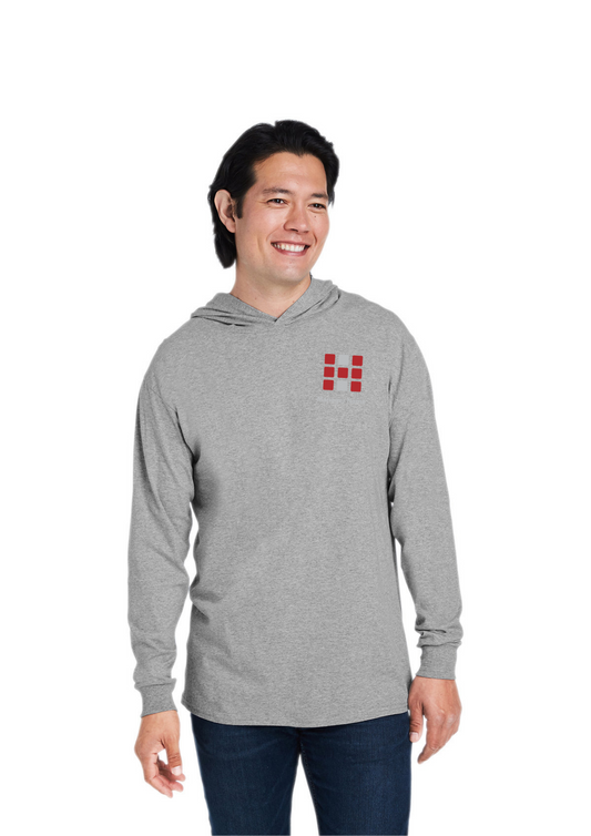 Long Sleeve Hoodie with Hamra Hero Logo