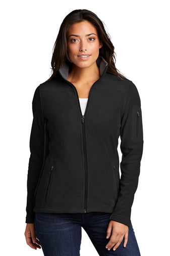 Women's Port Authority® Summit Fleece Full-Zip Jacket - Lindner Logo