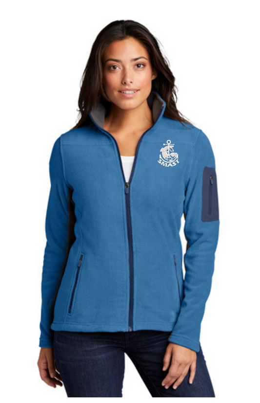 Port Authority® Ladies Summit Fleece Full-Zip Jacket - SMAST Logo