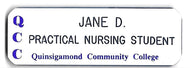 Name Pin - QCC Practical Nursing