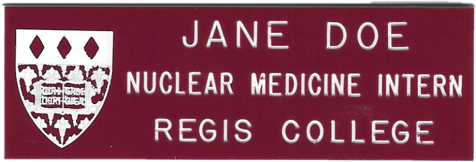 Name Pin - Regis (Medical Imaging)