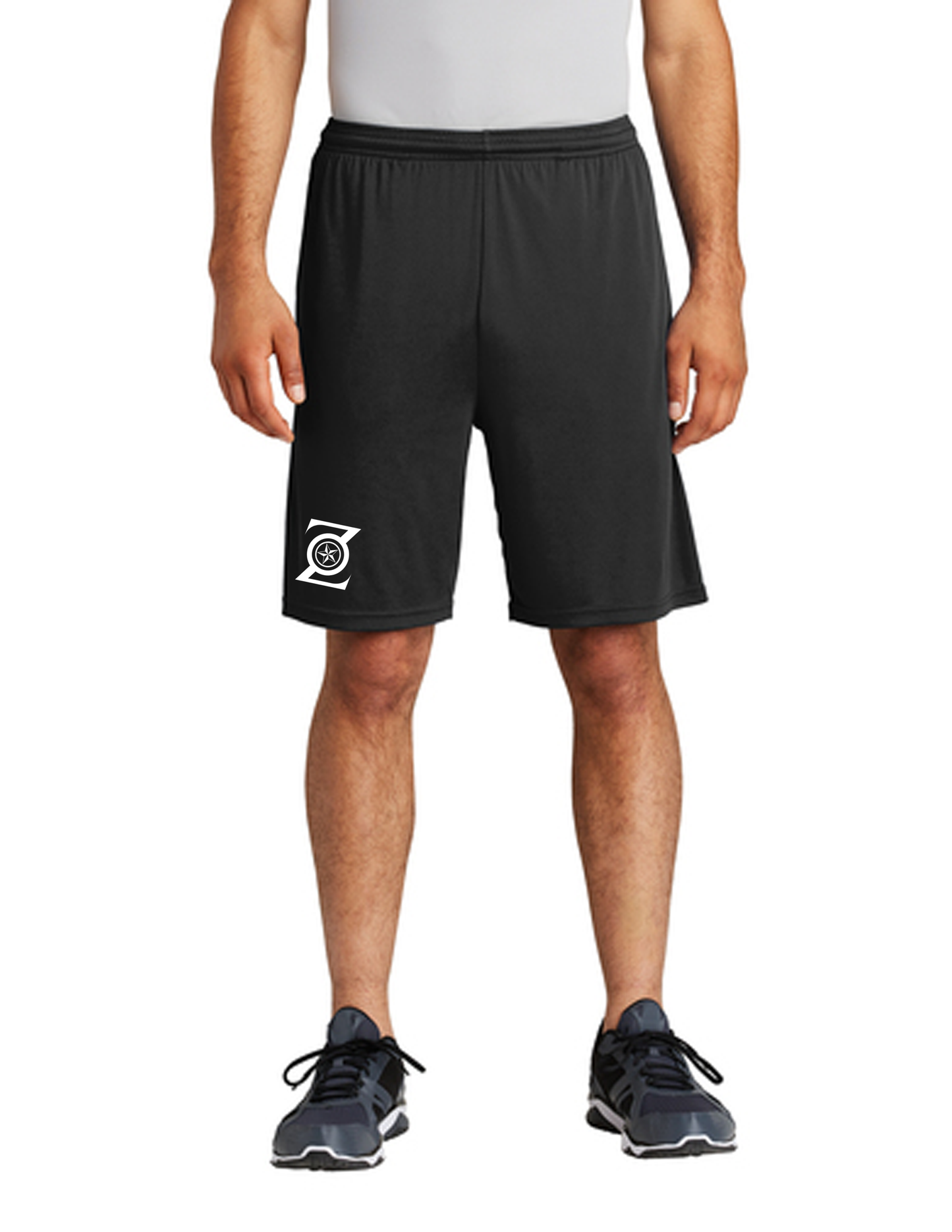 UMass Ultimate Sport-Tek® PosiCharge® Short in Black with Logo