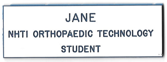 Name Pin - NHTI Orthopaedic Tech