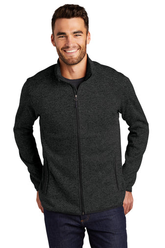 Port Authority® Sweater Fleece Jacket w/ NH Eye Logo