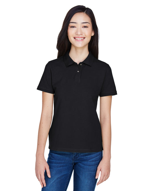 Women's Navy Polo Shirt w/ Nashua High School Logo