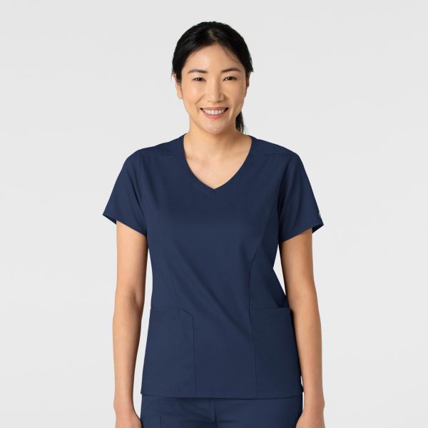 Women's Boundless 2-Pocket V-Neck Scrub Top