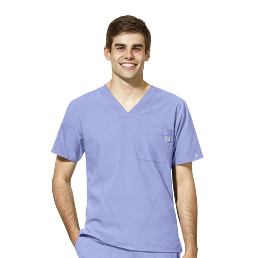 Men's Tri County Embroidered Scrub Top