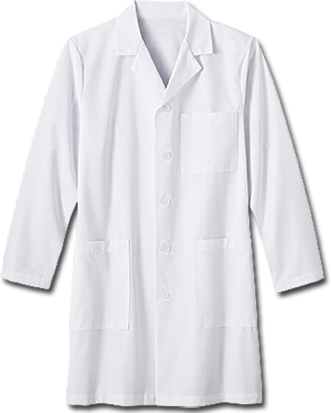 Men's Simmons Embroidered Lab Coat for Online NP Program