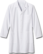 Men's Simmons Embroidered Lab Coat for Online NP Program