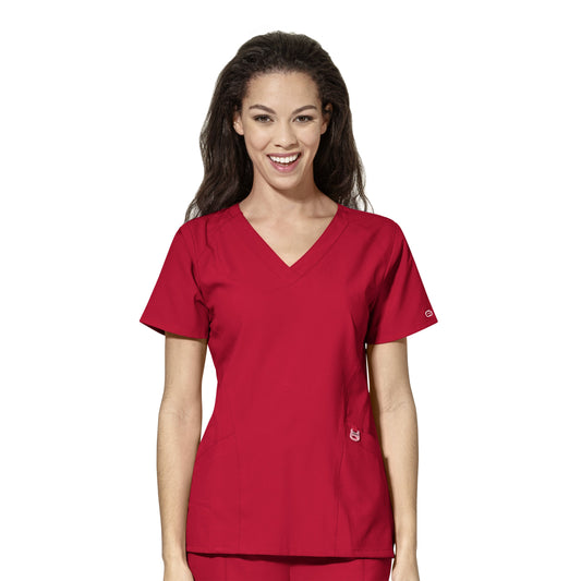 Women's Pinkerton Academy Embroidered Scrub Top