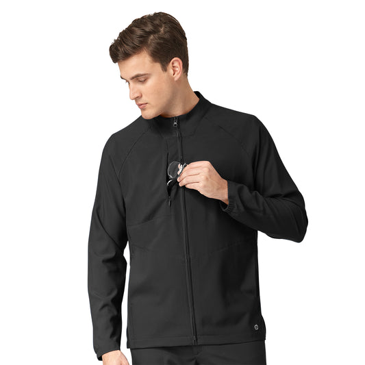 Men's Northeastern Nursing Embroidered Scrub Jacket