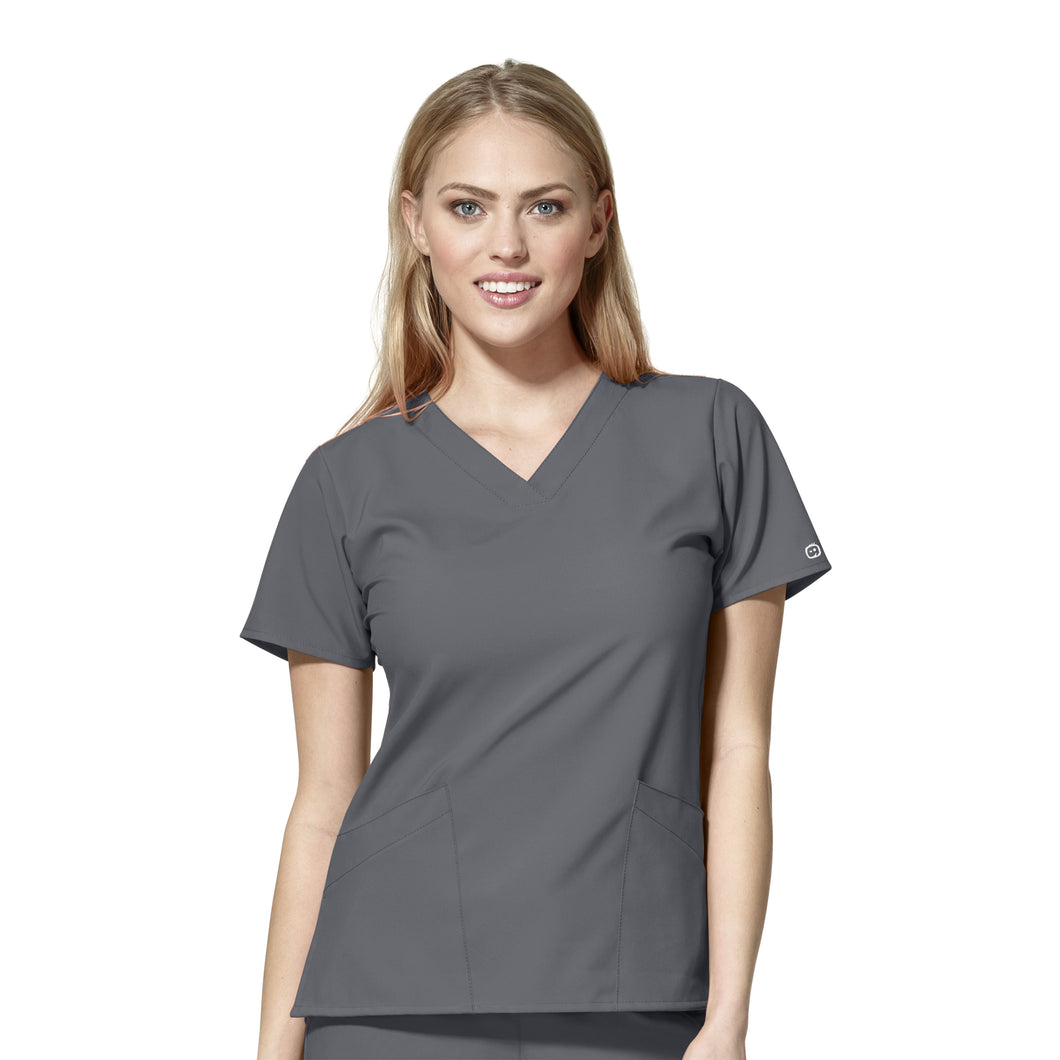 Women's Bay State Embroidered Scrub Top