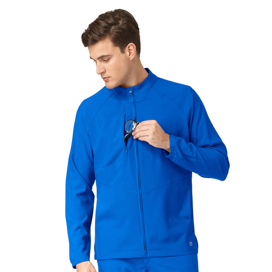 Men's Rivier Embroidered Scrub Jacket