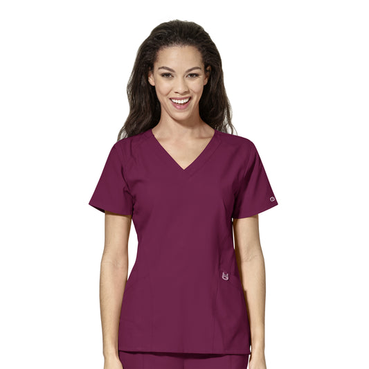 Women's QCC AD Nursing Embroidered Scrub Top