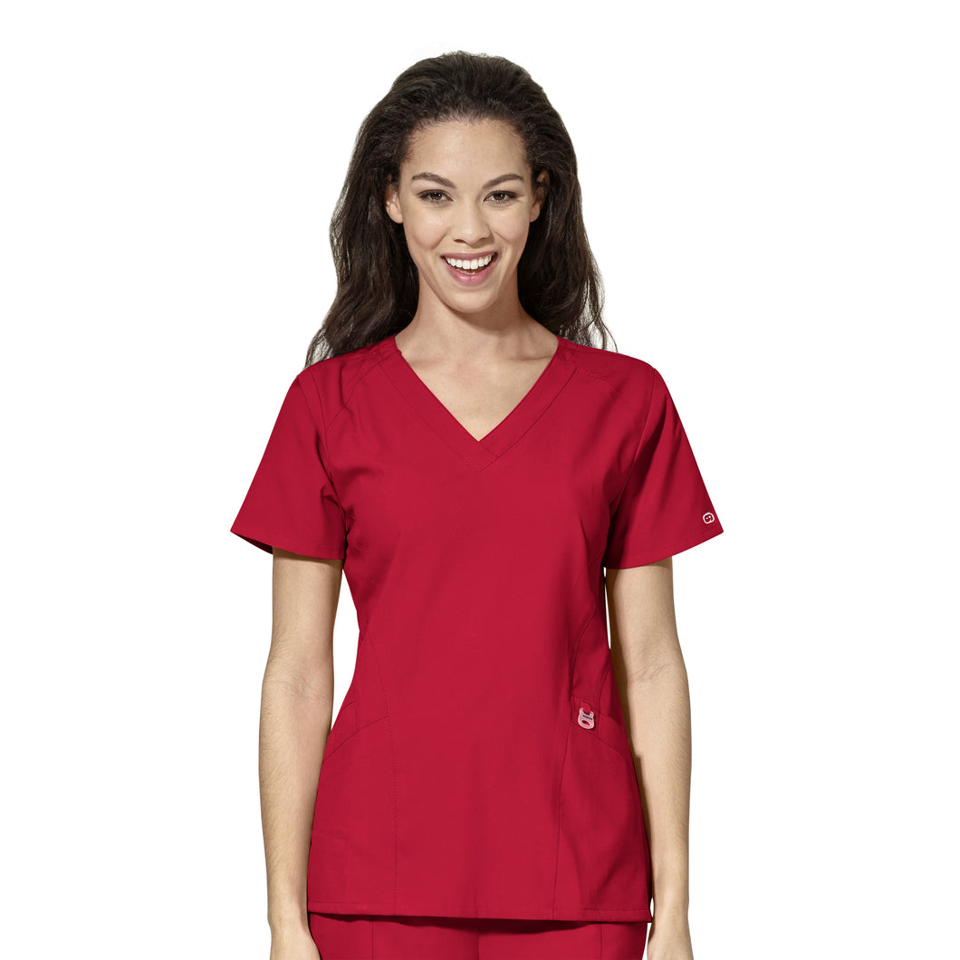 Women's Embroidered Northeastern Physician Assistant Scrub Top