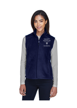 Load image into Gallery viewer, Ladies&#39; Journey Fleece Vest with St. Anselm Nursing Logo
